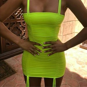 MINI DRESS IN YELLOW FROM OH POLLY